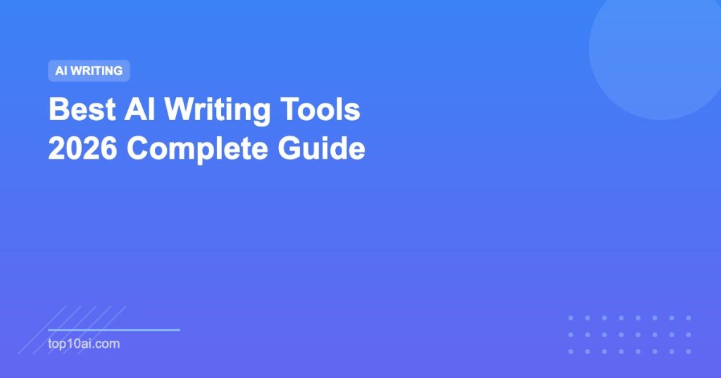 Best AI Writing Tools 2026 Featured Image