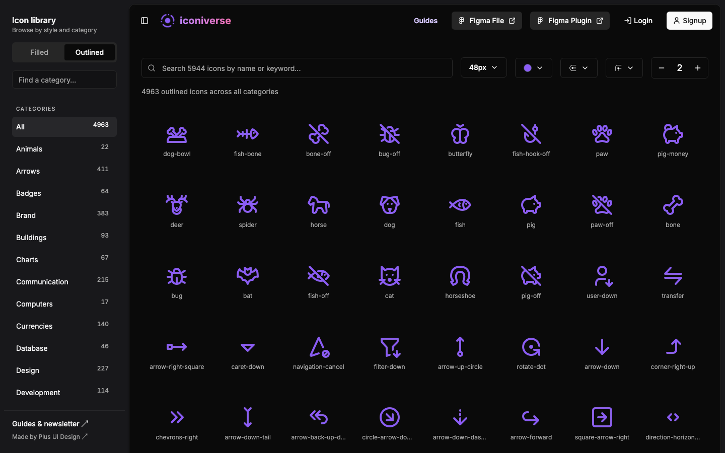 Iconiverse SVG icon library